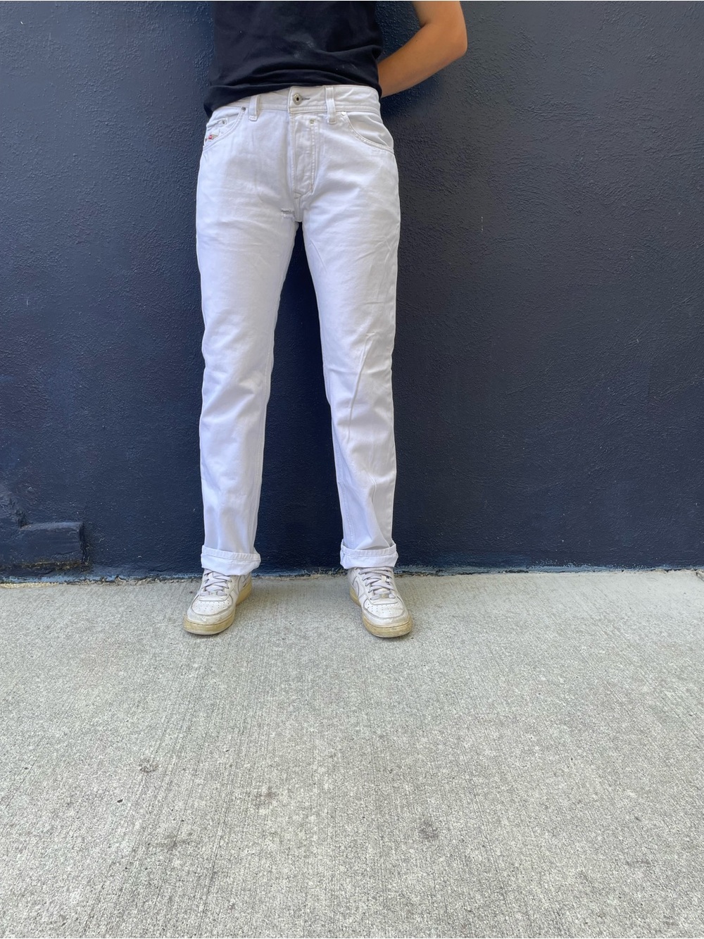 White Diesel Safado regular slim straight jeans size 31x30